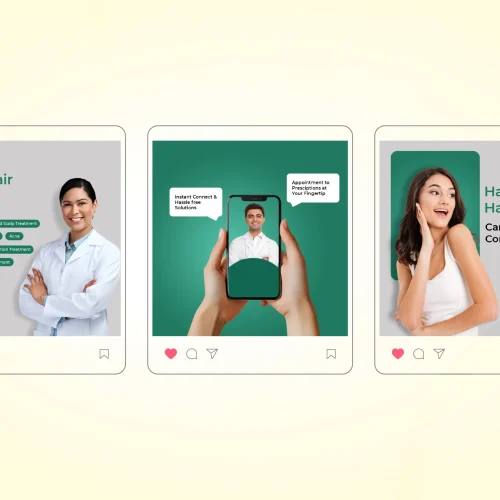 Dermatologist Consultation Social Media Grid